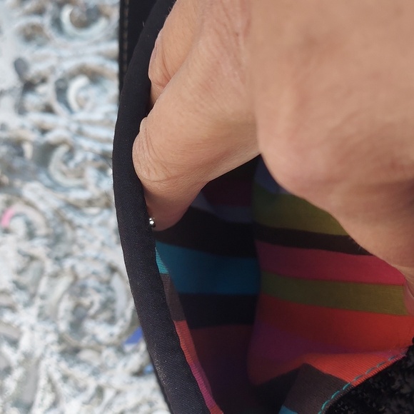 THE SAK Black "Lumi" Crochet Shoulder-bag w/ Matching COACH Wallet/Wristlet - Picture 8 of 12